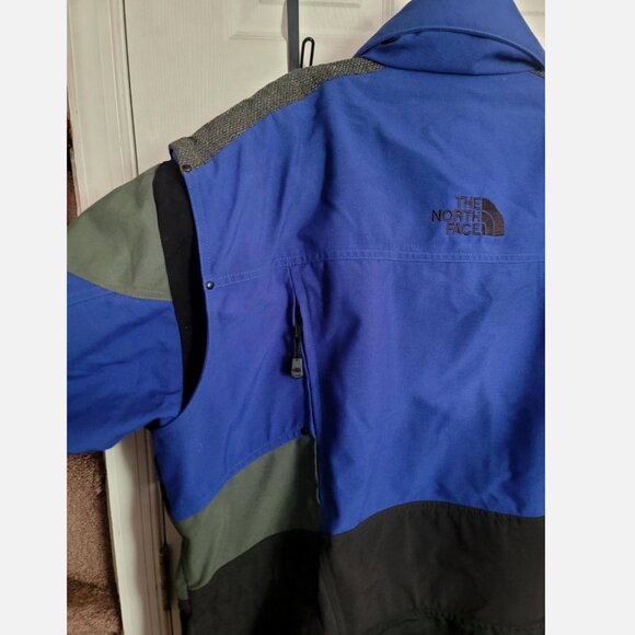 VTG The North Face Steep Tech Scot Schmidt Ski Jacket Mens XL Black Blue Gray - Picture 13 of 14